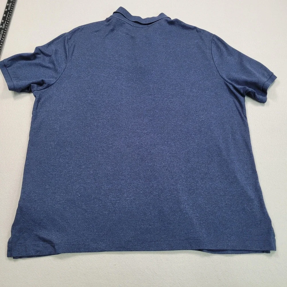 Polo Ralph Lauren Mens XL‎ Blue Heather Short Sleeve Classic Fit Polo Shirt